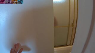 Stepmom craves sex when that honey catches her stepson peeping on her nude in the shower POV - 3 image