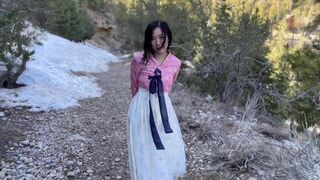 KPop Girl Fucks Actor in Korean Forest K-Drama Sex Scene - 3 image