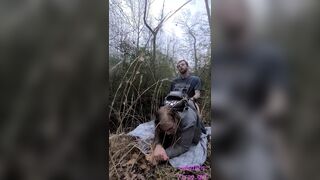 Public compilation sexy bbw doggystyle creampie on nature trail outdoors and use remote vibrator on fat wet pink pussy in car - 1 image