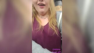 Public compilation sexy bbw doggystyle creampie on nature trail outdoors and use remote vibrator on fat wet pink pussy in car - 10 image