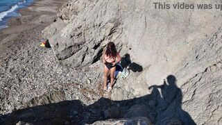 Milf is Shocked! She had to Suck&Fucks on the Beach!1 - 4 image