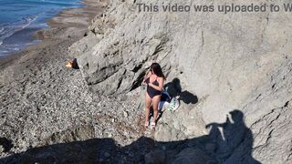 Milf is Shocked! She had to Suck&Fucks on the Beach!1 - 5 image