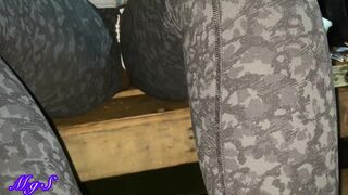 Watch Bibi 58 flaunt her big clit and flash her wet pussy on top of a roof
