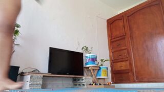 Karmica gets naughty with toys in the room and loves it! - 10 image