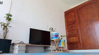 Karmica gets naughty with toys in the room and loves it! - 9 image