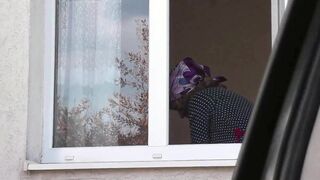 Konstanzia & Penis73 get naked in public, no panties & bra! - 4 image