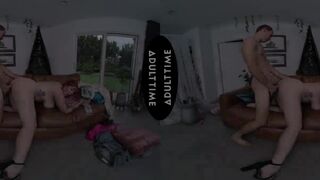 Lauren Phillips cheats on her husband with her neighbor while he watches in POV virtual reality - 11 image