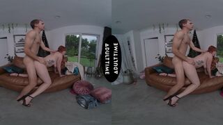 Lauren Phillips cheats on her husband with her neighbor while he watches in POV virtual reality - 13 image