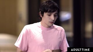 Stepson Ricky Spanish dominates Pristine Edge in a wild night of pussy eating, deepthroat, and cum on tits - 5 image